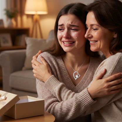 El Regalo Que La Hará Llorar - Collar Corazón Infinito™ para Mi Hija