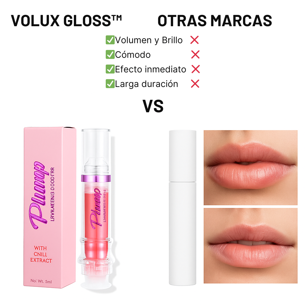 Volux Gloss™ Impacto inmediato de volumen y luminosidad.