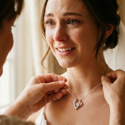 El Regalo Que La Hará Llorar - Collar Corazón Infinito™ para Mi Hija